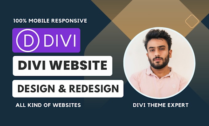 Gig Preview - Create divi wordpress website,divi website design or redesign with divi theme