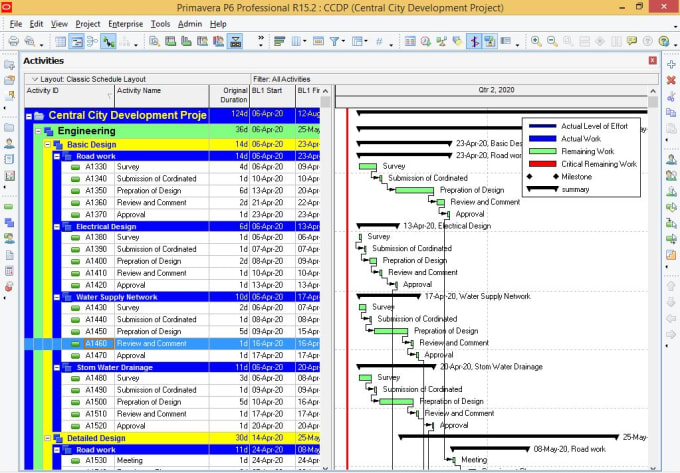 Gig Preview - Plan and control your project through primavera