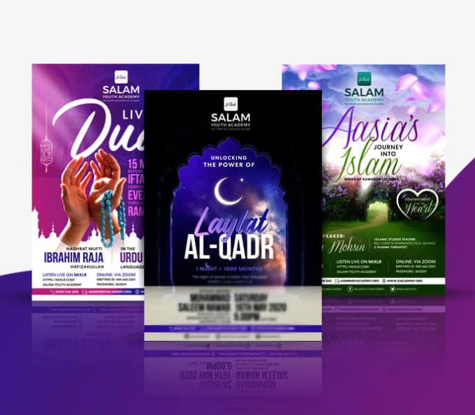 Gig Preview - Design an eye catching islamic brochure or poster flyer