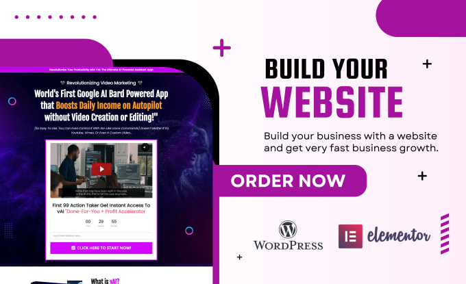 Bestseller - create converting wordpress landing page with elementor