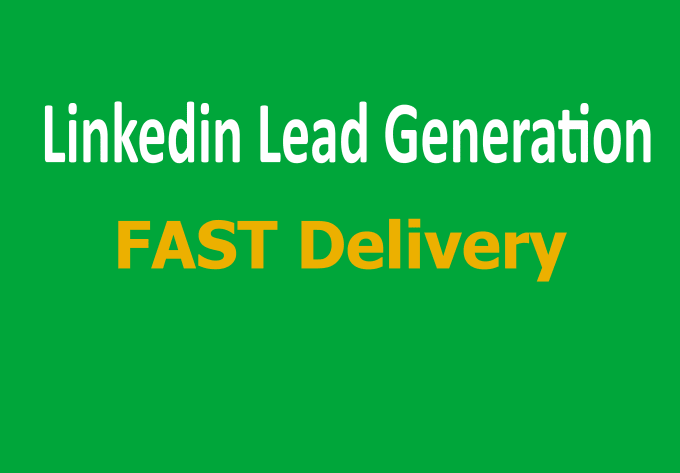 Gig Preview - B2b lead generation using linkedin sales navigator