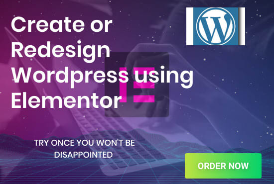 Gig Preview - Use elementor to design or redesign  wordpress website