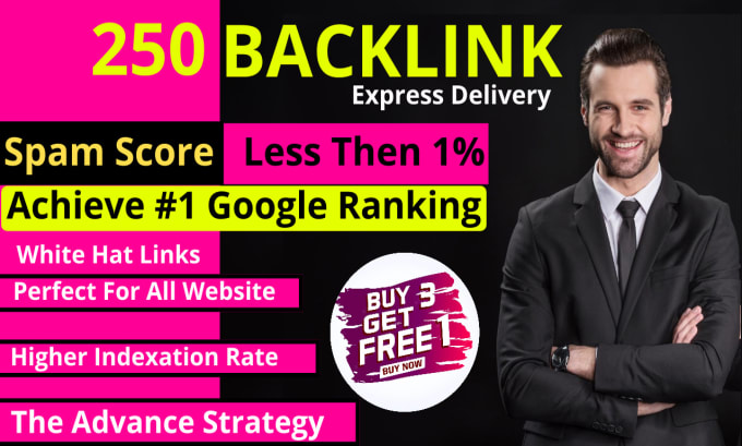 Gig Preview - Do 250 high authority dofollow SEO backlinks link building