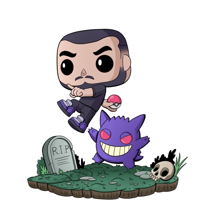 Gig Preview - Draw anything in funko pop style