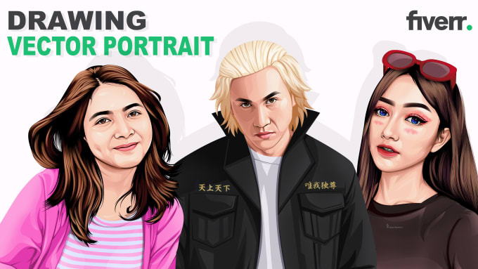 Gig Preview - Create amazing vector portrait from your picture in 24 hour