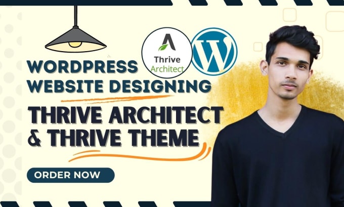 Bestseller - design thrive wordpress website using thrive themes thrive architect