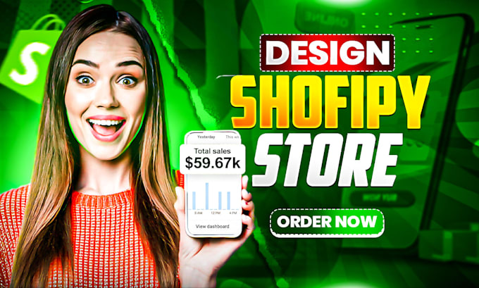 Gig Preview - Build shopify dropshipping store with 10 winning product