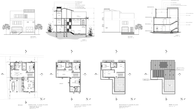 Gig Preview - Prepare architectural 2d floor plan in auto cad with all details