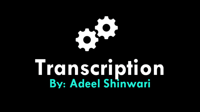 Gig Preview - Transcribe any video or audio in 24hrs