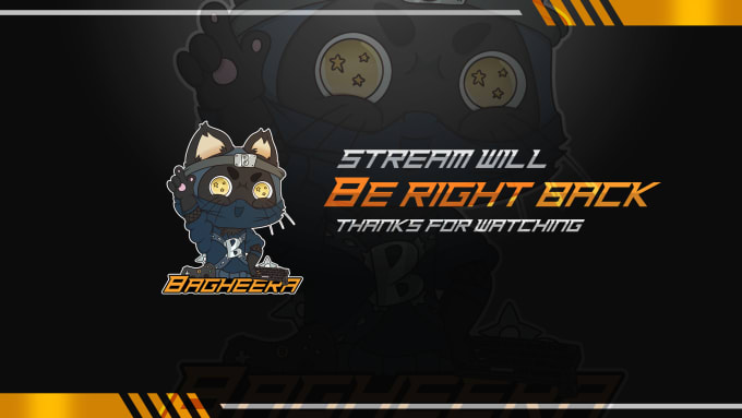 Gig Preview - Do animated graphics and overlay for your streaming channel twitch