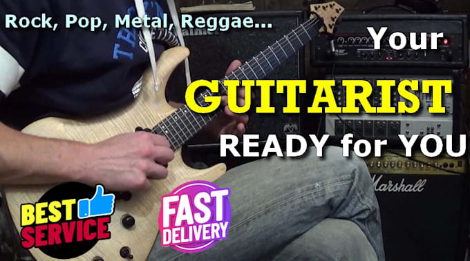 Gig Preview - Record guitar part rythm, solo for your music track