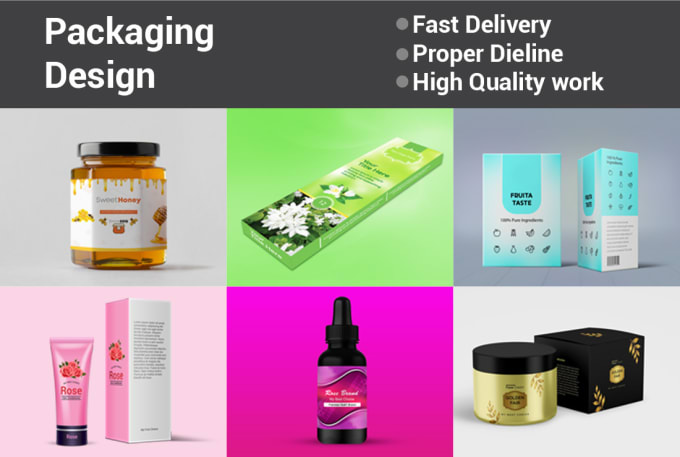 Gig Preview - Create professional packaging design, packaging label