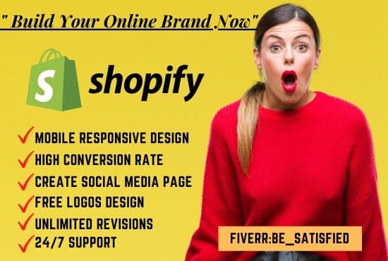 Gig Preview - Build shopify store, website for dropshipping  premium theme