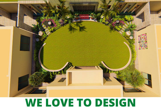 Gig Preview - Create a lovely landscape design for your property