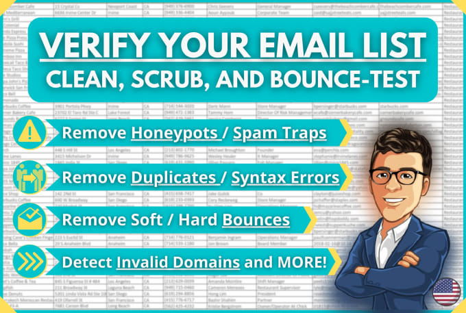 Gig Preview - Provide bulk email verification and bounce testing for your email list