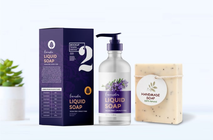 Gig Preview - Do all types of soap label design packaging design