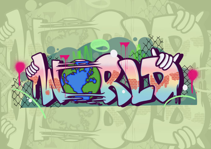 Gig Preview - Design a unique hand drawn graffiti logo for your brand