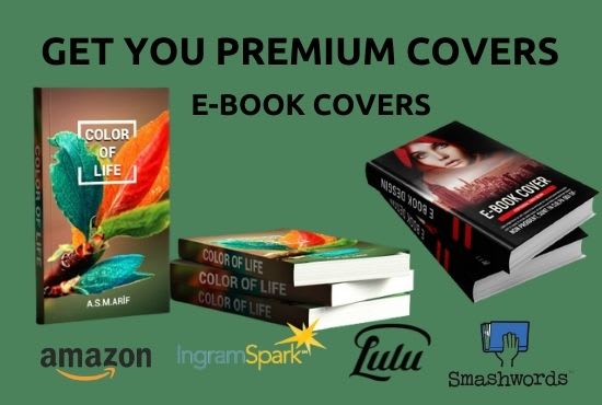 Gig Preview - Design covers for lulu ingram spark, smashword amazon etc paperback kindle