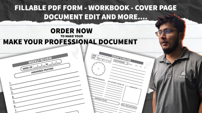 Gig Preview - Design workbook , ebook,fillable form,book and cookbook