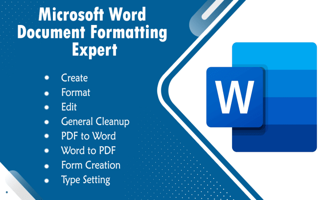 Gig Preview - Do microsoft word document formatting and data cleaning