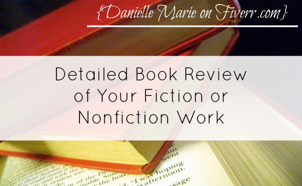 Gig Preview - Write a detailed book review of your fiction or nonfiction work