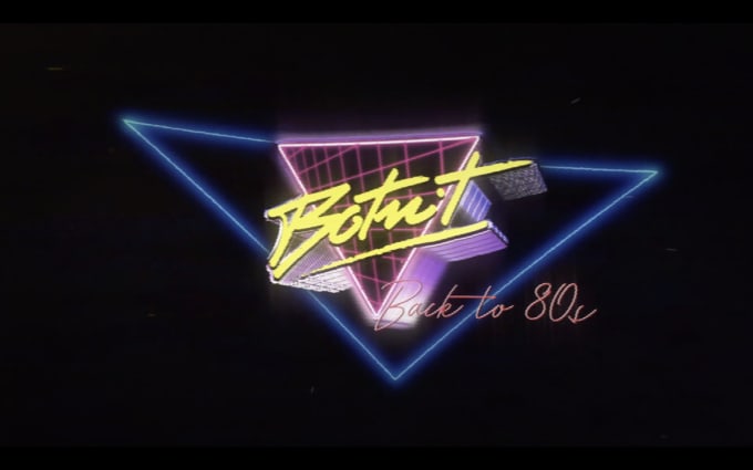 Gig Preview - Do movie retro intro logo animation