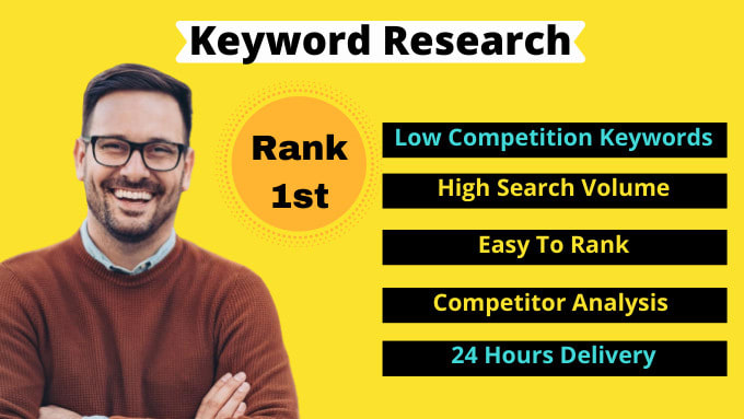 Gig Preview - Do excellent SEO keyword research and competitor analysis