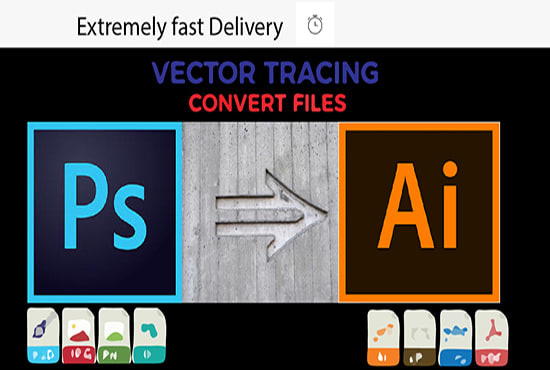 Gig Preview - Transform any file to vector ai,psd,png high  resolution