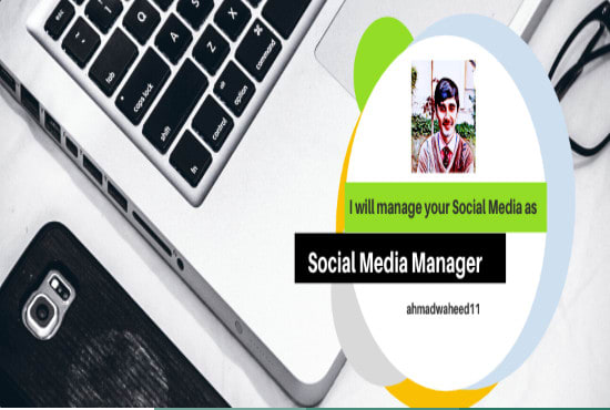 Gig Preview - Manage your social media accounts as social media manager