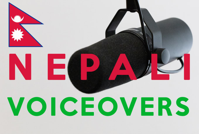 Gig Preview - Record voiceovers in the nepali language