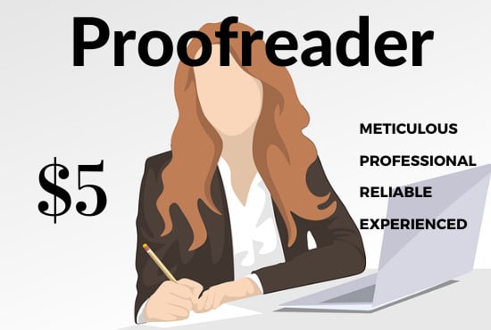 Gig Preview - Provide expert proofreading and editing of your articles