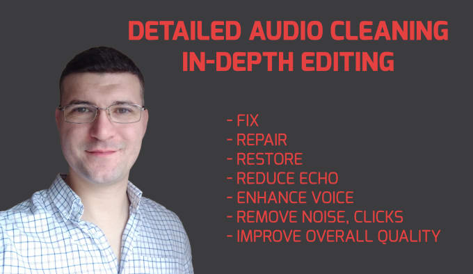 Gig Preview - Do detailed audio clean up