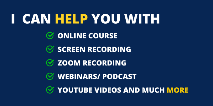 Gig Preview - Edit your zoom recording or meeting videos