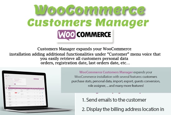 Gig Preview - Install and configure customers manager for woocommerce