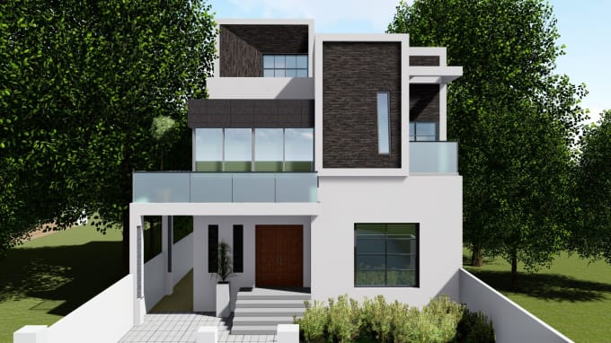 Gig Preview - Produce architectural model in sketchup