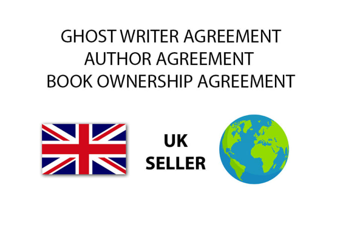 Gig Preview - Create a legal author ghost writer contract for you