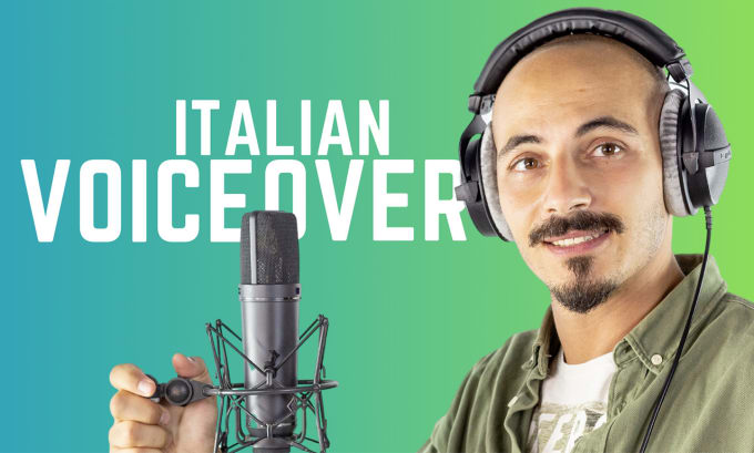 Gig Preview - Record a professional male italian voice over