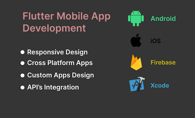 Bestseller - develop mobile app using flutter for both ios and  android