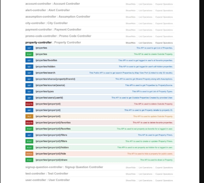 Gig Preview - Spring boot rest apis