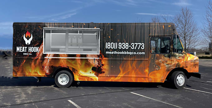 Gig Preview - Create food truck wrap design, food trailer wrap design