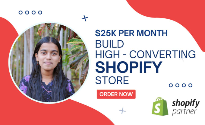 Gig Preview - Design, redesign shopify website or a shopify dropshipping store