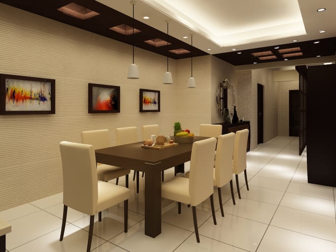 Gig Preview - Do interior design with 3d realistic render