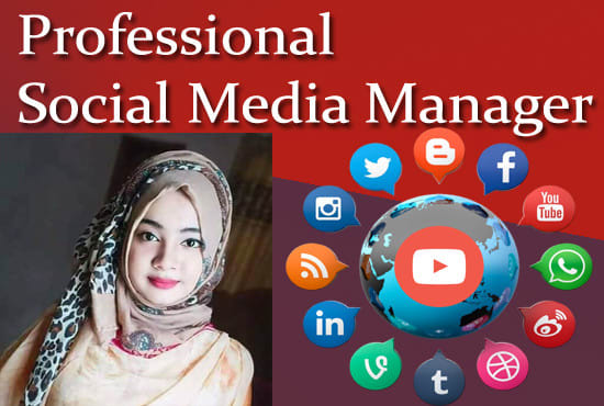 Gig Preview - Be your professional social media manager, content creator