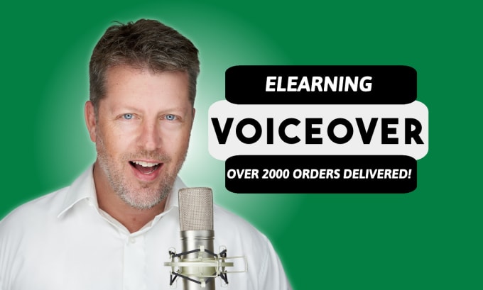 Gig Preview - Be your male voice over for narration elearning explainer training