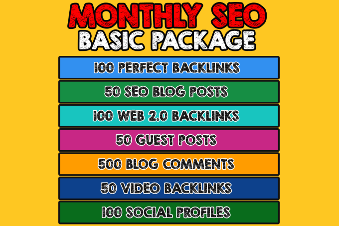 Gig Preview - Provide all in one monthly SEO service