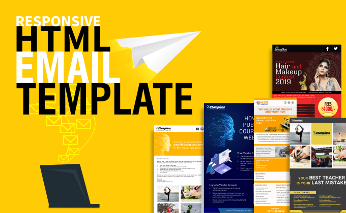 Gig Preview - Design creative responsive html emailtemplate