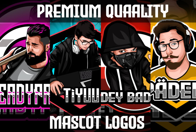 Gig Preview - Draw mascot logo for twitch, esport etc from your photo