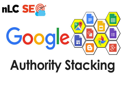 Gig Preview - Google authority stacking backlinks for local business seo