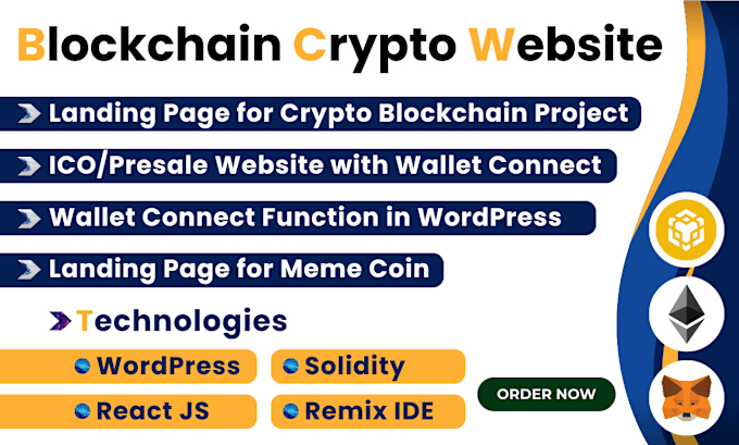 Bestseller - create a cryptocurrency selling and ico launching website