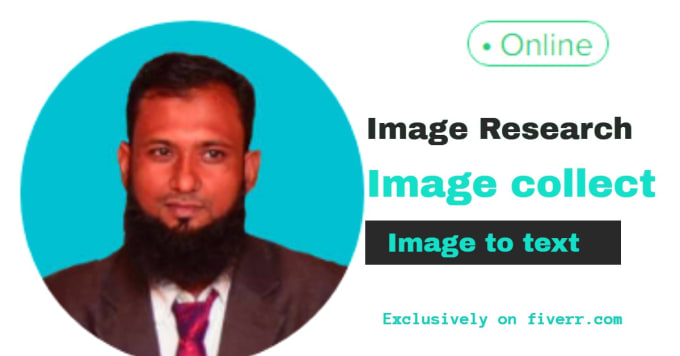 Gig Preview - Do image research image collect, convert image, web research